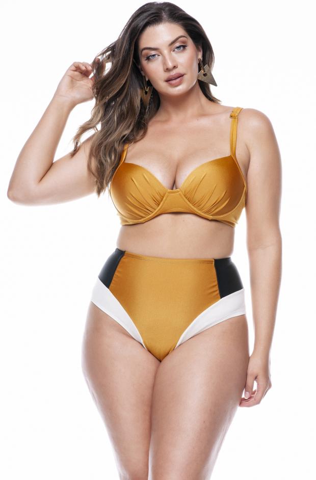Brazilian Bikini Hot Pant Plus Size in Three Colors - LEHONA