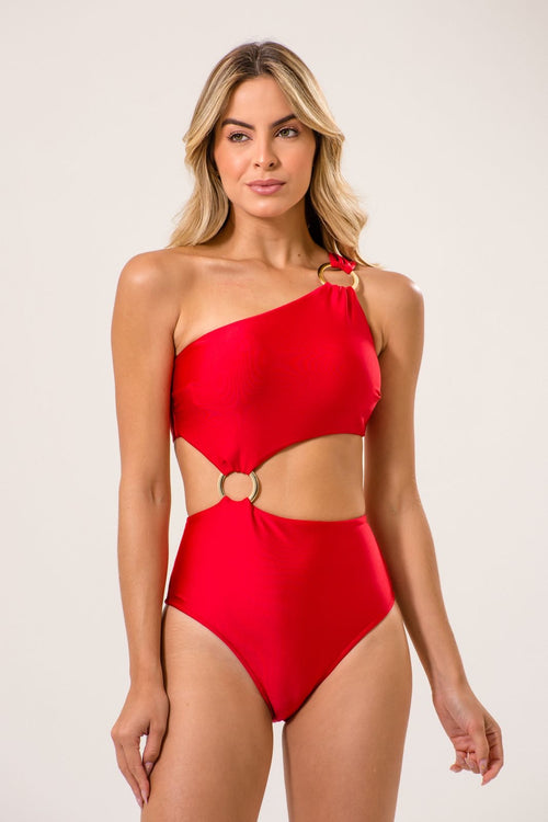 HOME / BRAZILIAN DOUBLE BODY ONE SHOULDER SWIMSUIT WITH CUPS