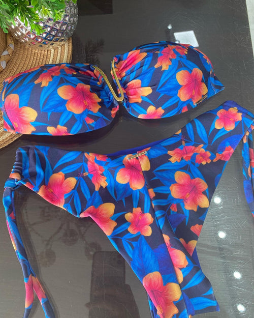 Women's Brazilian Bikini Set with Rim Panties Comfortable Bikini (RETURN AND EXCHANGE)